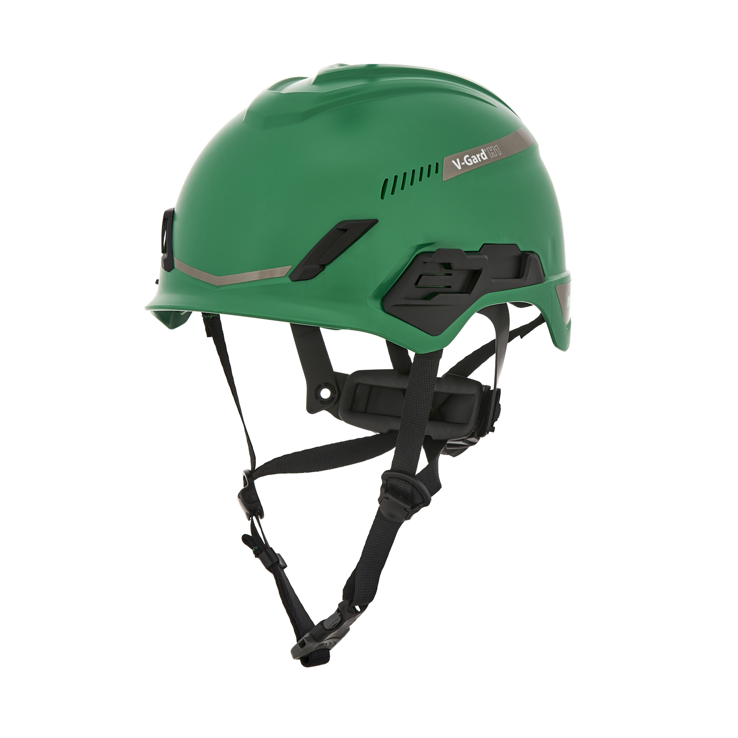 V-Gard® H1 Safety Helmet, Trivent, Green, Fas-Trac® III Pivot, ANSI, EN12492